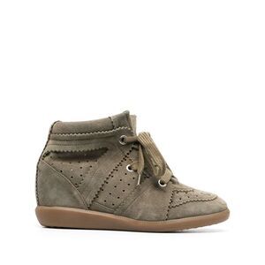 Isabel Marant Women Bobby Leather Sneakers